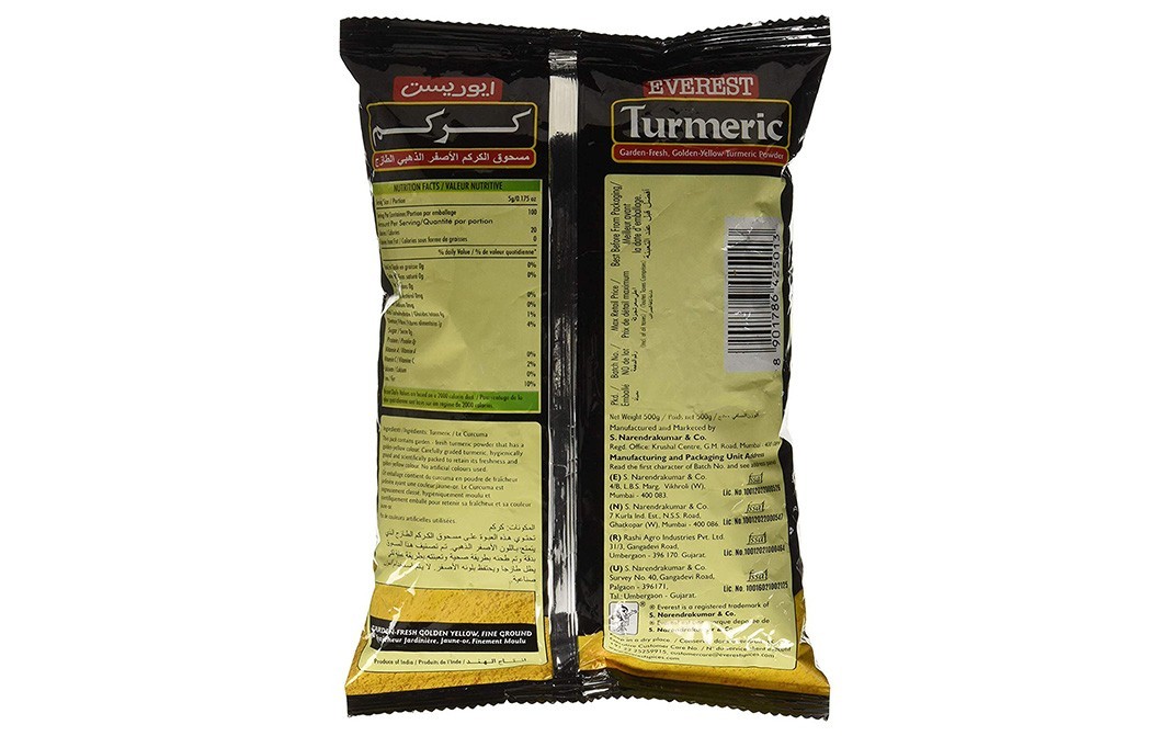 Everest Turmeric Powder    Pack  500 grams